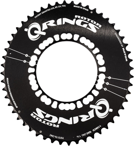 110x5 Aero Oval Chainring | Rotor America