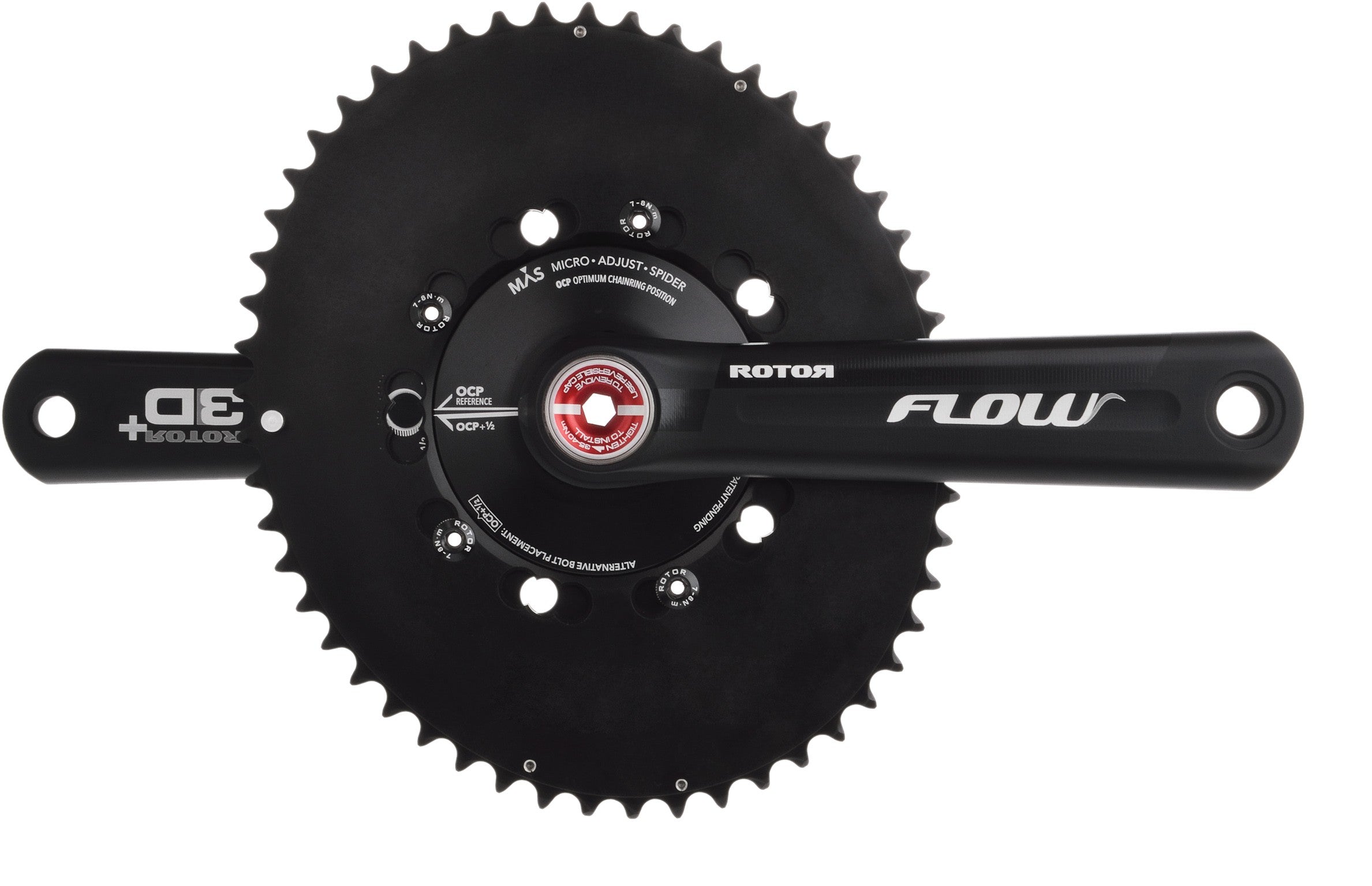 Rotor 3D+ Inpower 170 mm Qring 50/34T 11 Speed Crankset | eBay
