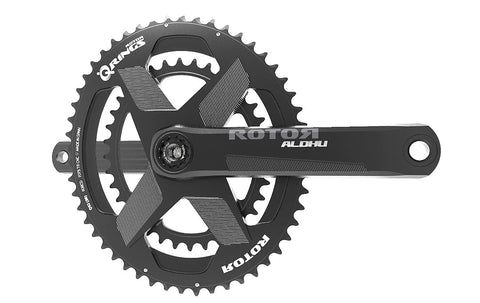 ROTOR ALDHU24 crank with chainrings